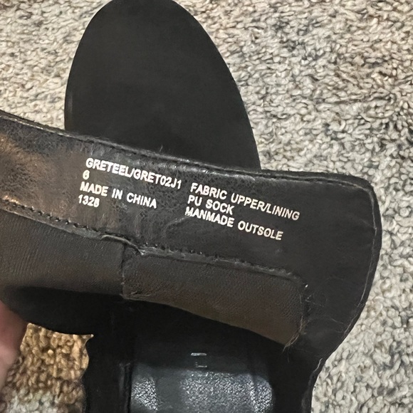 Greteel Madden Girl Black Wedge Booties - Picture 5 of 6